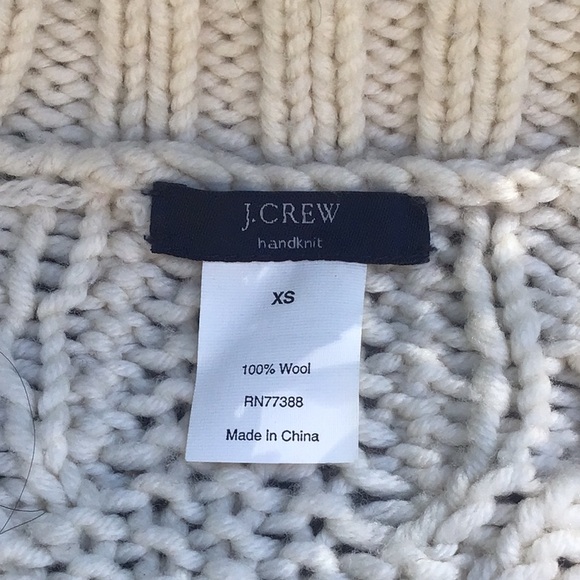 J.CREW handknit Cable Sweater - Picture 9 of 9